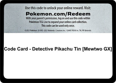 Image for Code Card [Detective Pikachu]