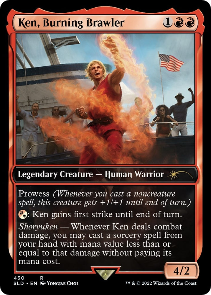 Image for Ken, Burning Brawler (430) [Secret Lair Drop Series]