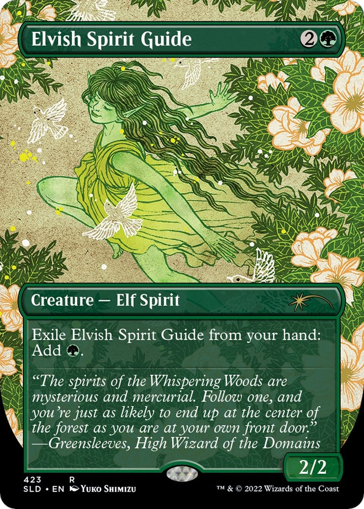 Image for Elvish Spirit Guide (Borderless) (423) [Secret Lair Drop Series]