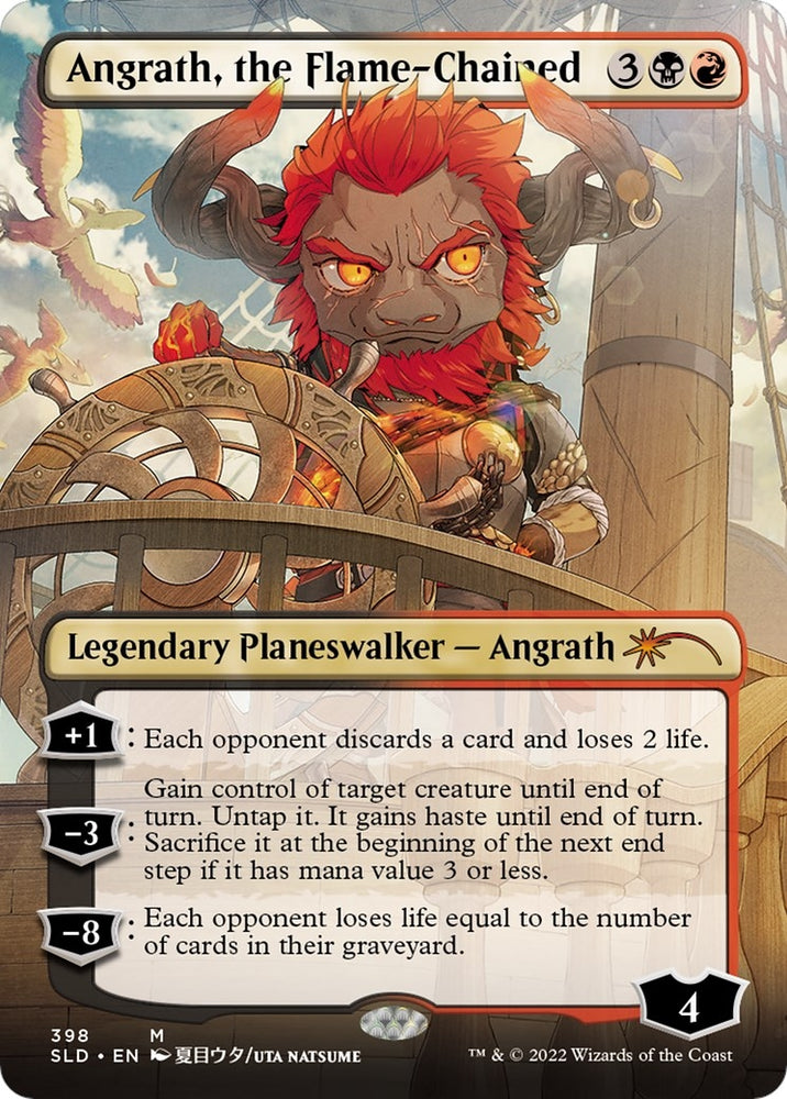 Image for Angrath, the Flame-Chained (Borderless) (398) [Secret Lair Drop Series]