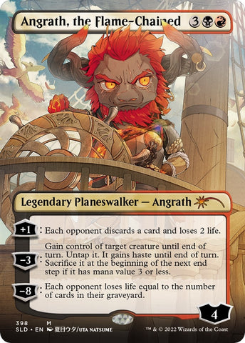 Image for Angrath, the Flame-Chained (Borderless) (398) [Secret Lair Drop Series]