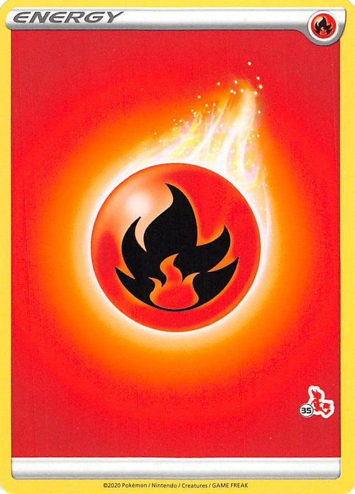 Image for Fire Energy (#35 Cinderace Stamped) - Pokemon