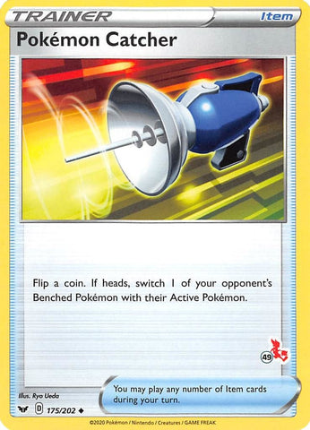 Image for Pokemon Catcher - 175/202 (#49 Cinderace Stamped) (175/202) - Pokemon