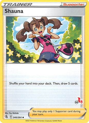 Image for Shauna - 240/264 (#50 Cinderace Stamped) (240/264) - Pokemon