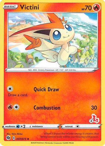 Image for Victini - 007/073 (#4 Cinderace Stamped) (007/073) - Pokemon