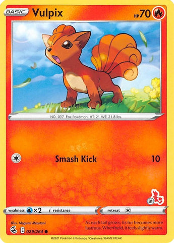 Image for Vulpix - 029/264 (#31 Cinderace Stamped) (029/264) - Pokemon