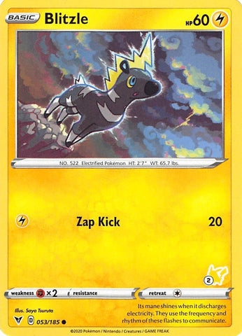Image for Blitzle - 053/185 (#2 Pikachu Stamped) (053/185) - Pokemon
