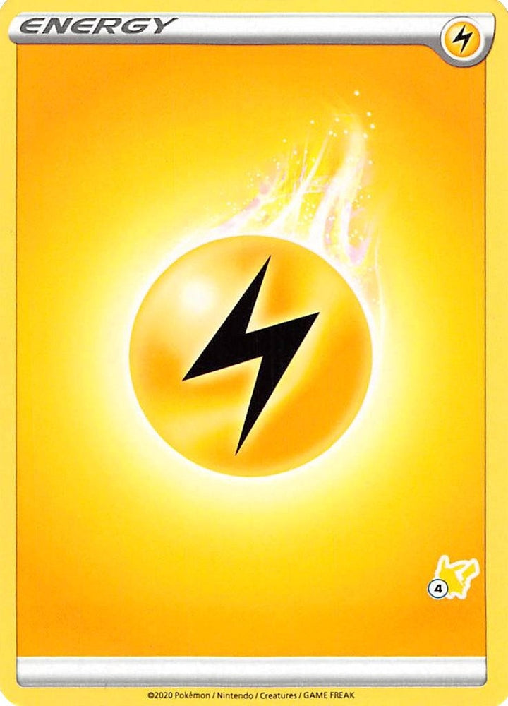 Image for Lightning Energy (#4 Pikachu Stamped) - Pokemon