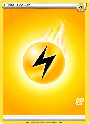 Image for Lightning Energy (#12 Pikachu Stamped) - Pokemon