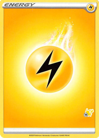 Image for Lightning Energy (#19 Pikachu Stamped) - Pokemon