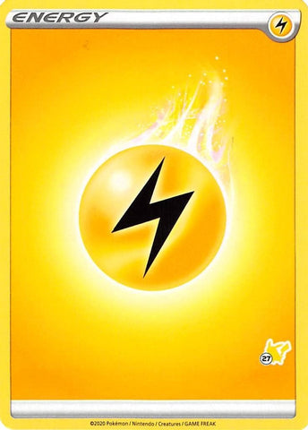 Image for Lightning Energy (#27 Pikachu Stamped) - Pokemon
