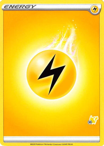 Image for Lightning Energy (#35 Pikachu Stamped) - Pokemon
