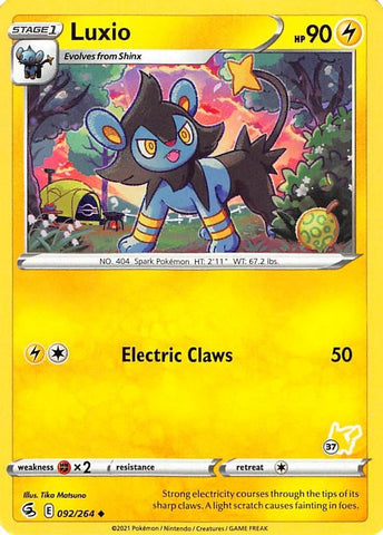 Image for Luxio - 092/264 (#37 Pikachu Stamped) (092/264) - Pokemon