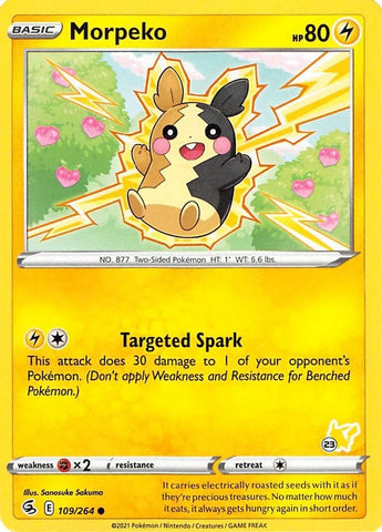 Image for Morpeko - 109/264 (#23 Pikachu Stamped) (109/264) - Pokemon