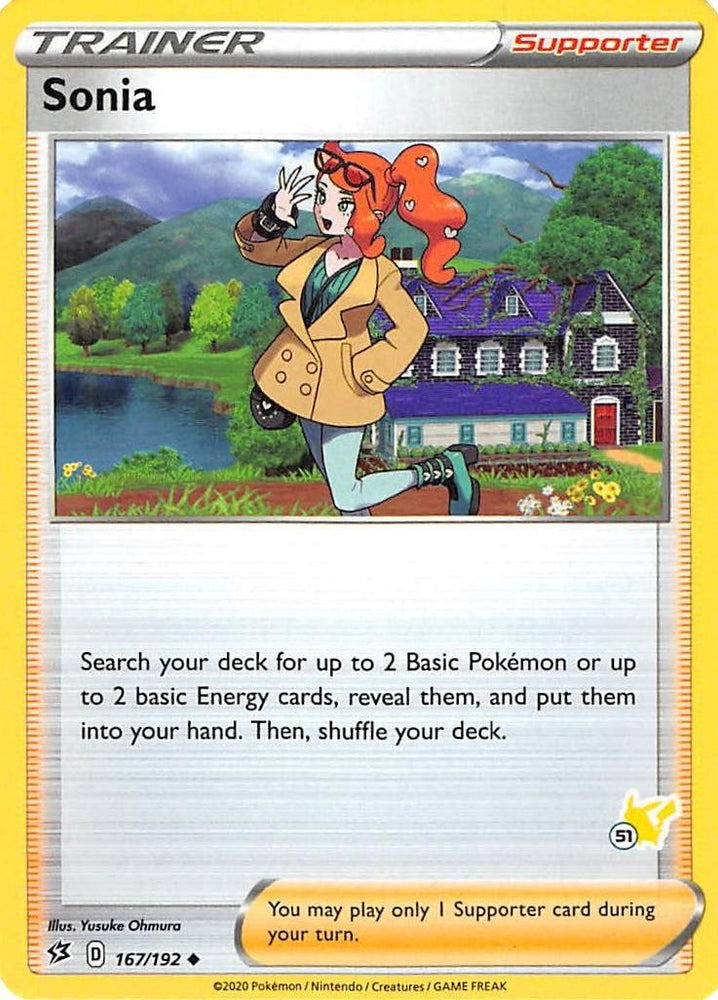 Image for Sonia - 167/192 (#51 Pikachu Stamped) (167/192) - Pokemon