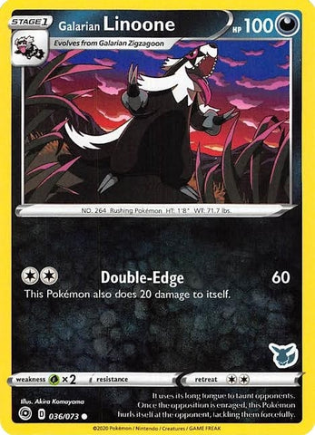 Image for Galarian Linoone - 036/073 (Eevee Stamped) (036/073) - Pokemon