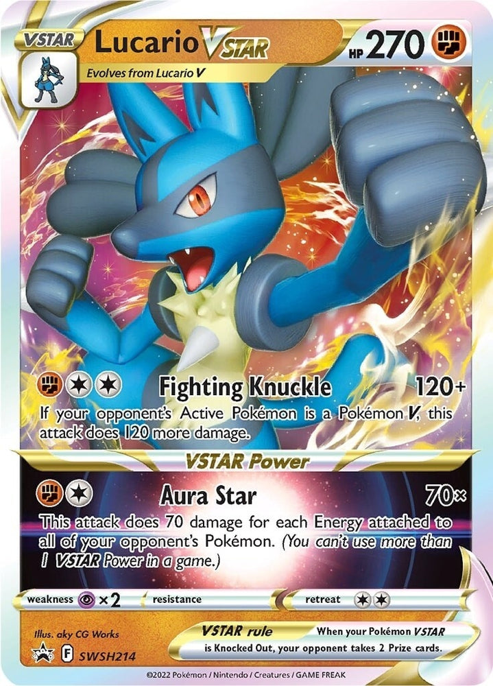 Image for Lucario VSTAR - SWSH214 (SWSH214) [SWSH: Sword & Shield Promo Cards]