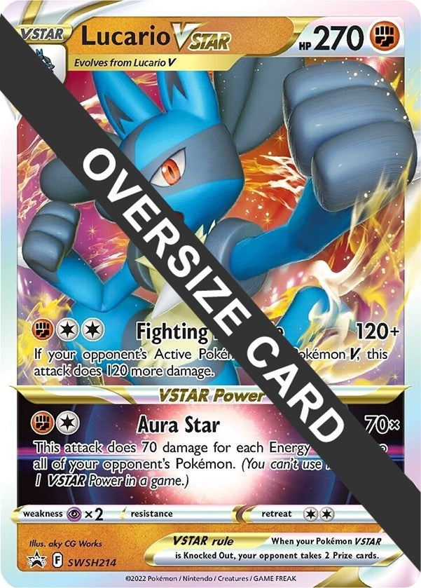 Image for Lucario VSTAR (SWSH214) [Jumbo Cards]
