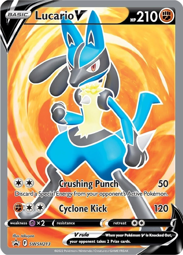 Image for Lucario V - SWSH213 (SWSH213) [SWSH: Sword & Shield Promo Cards]