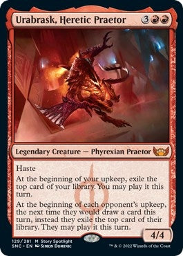 Image for Urabrask, Heretic Praetor (129) [Streets of New Capenna]