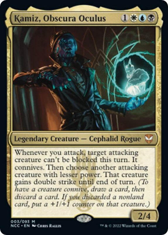 Image for Kamiz, Obscura Oculus (3) [Commander: Streets of New Capenna]