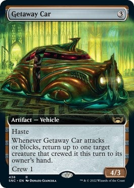 Image for Getaway Car (Extended Art) (438) [Streets of New Capenna]