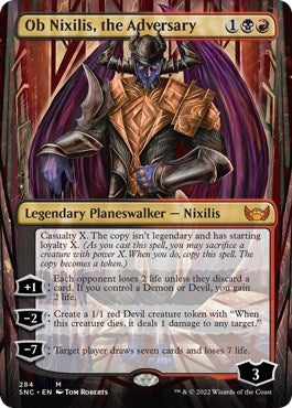 Image for Ob Nixilis, the Adversary (Borderless) (284) [Streets of New Capenna]