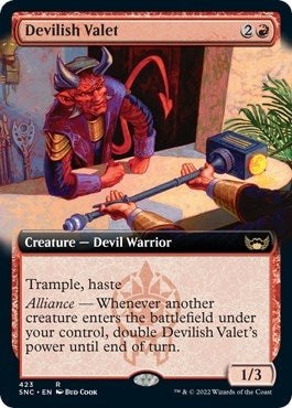 Image for Devilish Valet (Extended Art) (423) [Streets of New Capenna]