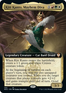 Image for Kitt Kanto, Mayhem Diva (Extended Art) (104) [Commander: Streets of New Capenna]