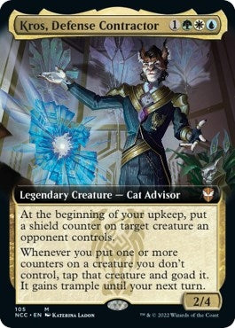 Image for Kros, Defense Contractor (Extended Art) (105) [Commander: Streets of New Capenna]