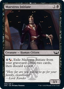 Image for Maestros Initiate (86) [Streets of New Capenna]