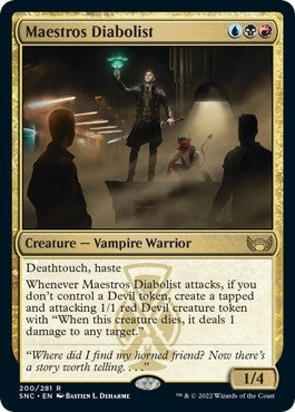 Image for Maestros Diabolist (200) [Streets of New Capenna]