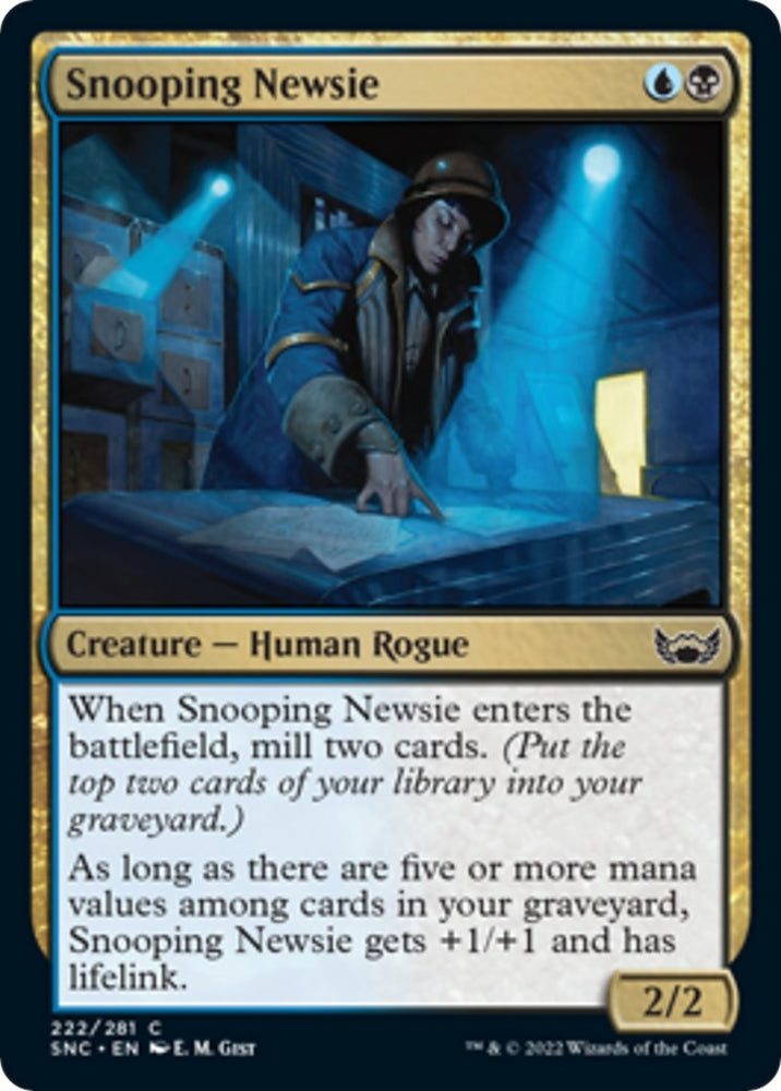 Image for Snooping Newsie (222) [Streets of New Capenna]
