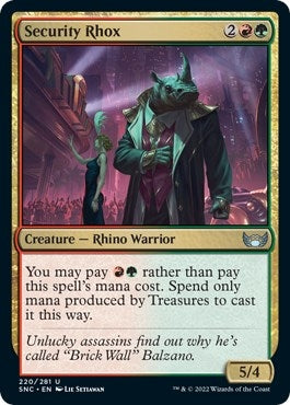 Image for Security Rhox (220) [Streets of New Capenna]