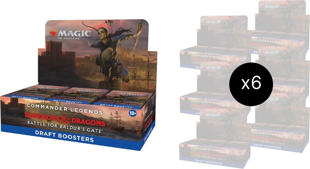 Image for Commander Legends: Battle for Baldur's Gate - Draft Booster Box Case [Commander Legends: Battle for Baldur's Gate]