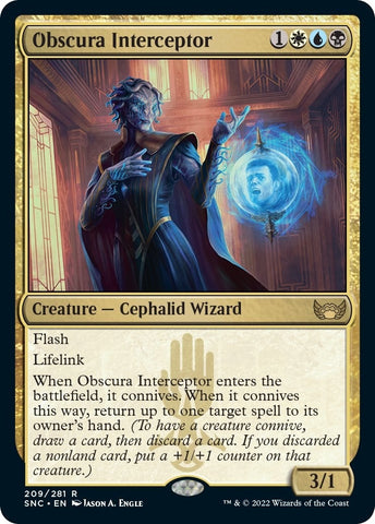 Image for Obscura Interceptor (209) [Streets of New Capenna]