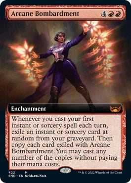 Image for Arcane Bombardment (Extended Art) (422) [Streets of New Capenna]