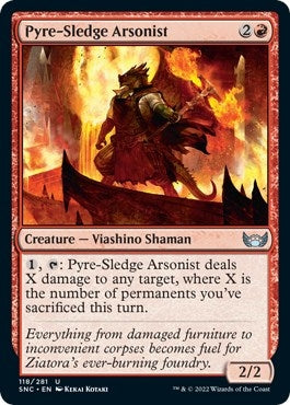Image for Pyre-Sledge Arsonist (118) [Streets of New Capenna]