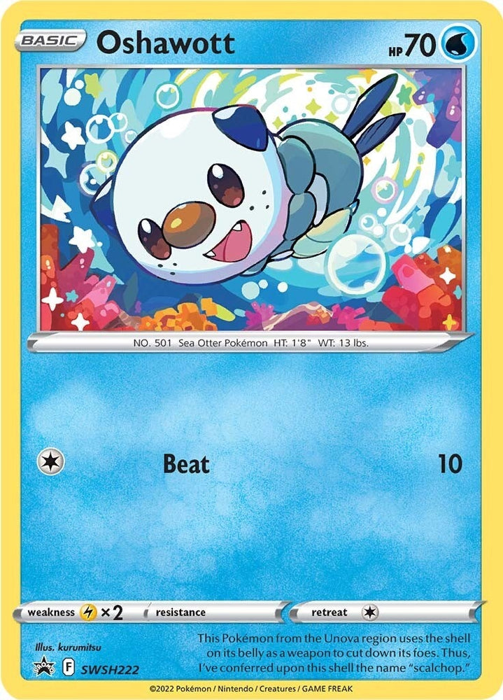 Image for Oshawott - SWSH222 (SWSH222) [SWSH: Sword & Shield Promo Cards]