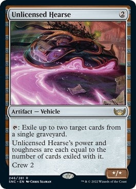 Image for Unlicensed Hearse (246) - Magic: The Gathering