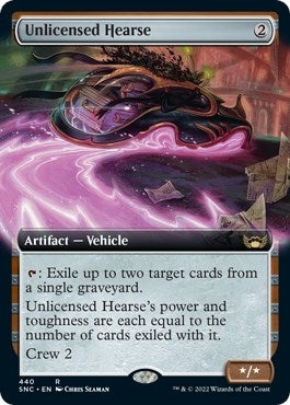 Image for Unlicensed Hearse (Extended Art) (440) [Streets of New Capenna]
