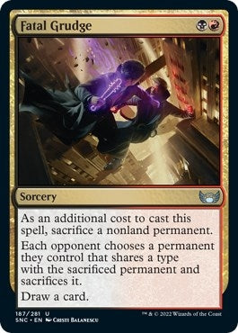 Image for Fatal Grudge (187) [Streets of New Capenna]