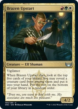 Image for Brazen Upstart (169) [Streets of New Capenna]