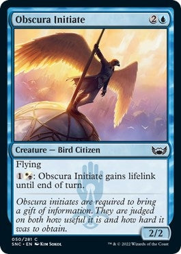 Image for Obscura Initiate (50) [Streets of New Capenna]