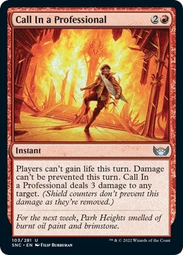 Image for Call In a Professional (103) [Streets of New Capenna]