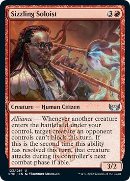 Image for Sizzling Soloist (123) - Magic: The Gathering
