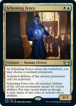 Image for Scheming Fence (219) [Streets of New Capenna]
