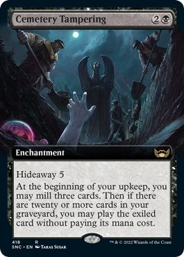 Image for Cemetery Tampering (Extended Art) (418) [Streets of New Capenna]