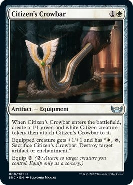 Image for Citizen's Crowbar (8) [Streets of New Capenna]