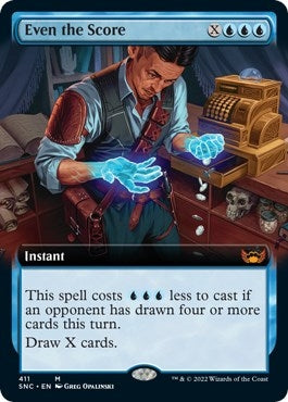 Image for Even the Score (Extended Art) (411) [Streets of New Capenna]